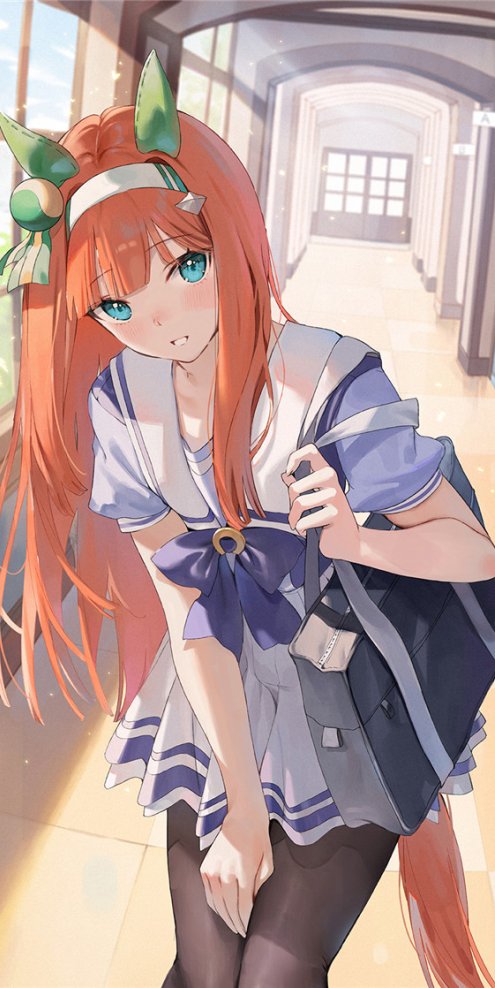 赛马娘系列角色无声铃鹿相关图集原画p站pixiv插画壁纸图片素材