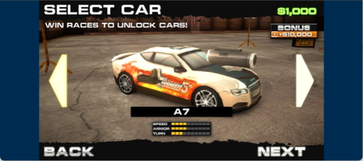 赛车射击游戏《Burnin Rubber 5 XS》’