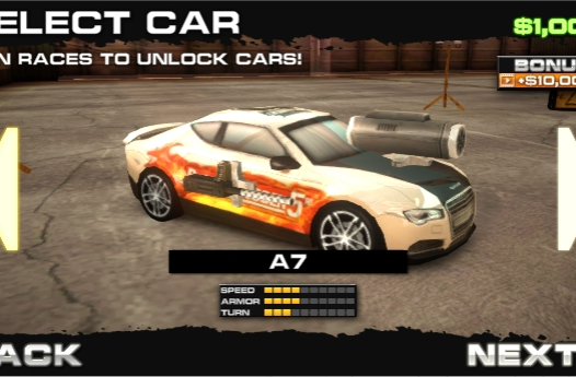 赛车射击游戏《Burnin Rubber 5 XS》’