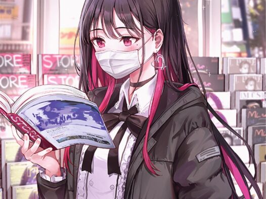 动漫泪痣少女P站pixiv主题图集原画插画壁纸画集图片素材美术资料