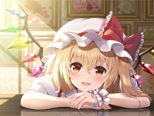 东方project角色芙兰朵露斯卡蕾特图集插画手机电脑高清壁纸素材